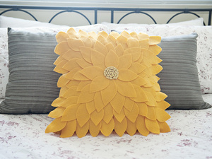 Sunflower Pillow Tutorial - Step 7