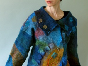 Felted jacket and hat