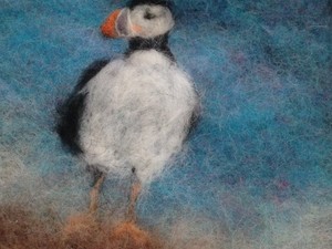 Needle Felted Puffin
